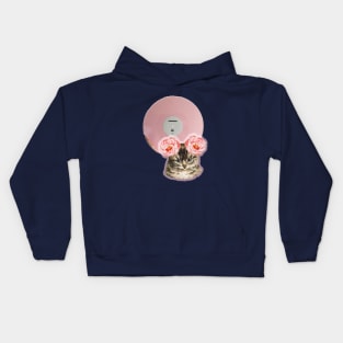 Musicly cat vintage design Kids Hoodie